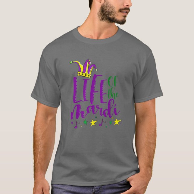 Camiseta La Vida Del Gorra Mardi Funny Jester 2022 Mardi Gr (Anverso)