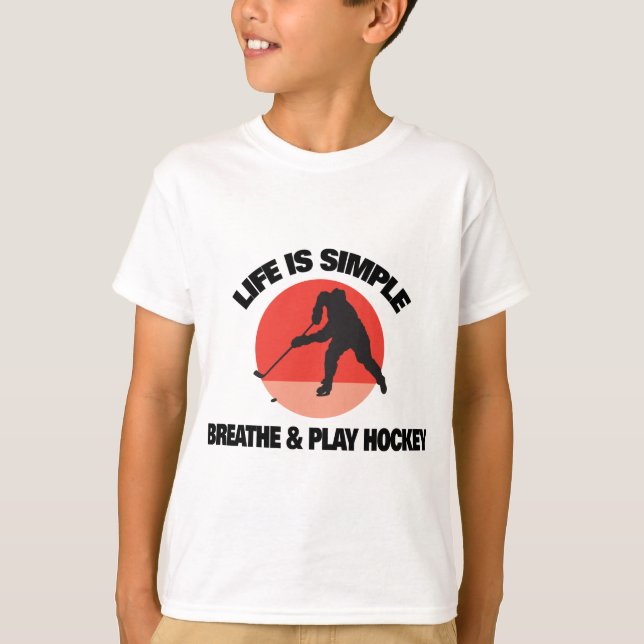 Camiseta La vida del hockey es simple (Anverso)