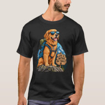 Camiseta La vida del perro de senderismo es mejor 