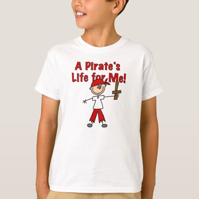 Camiseta La vida del pirata para mí (Anverso)