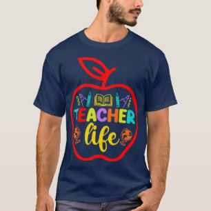 Camiseta La vida del profesor el primer día de clases