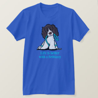 Camiseta La vida del Springer Spaniel es mejor