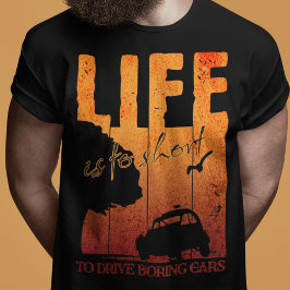 Camiseta La vida del temporizador de 2CV es muy corta para