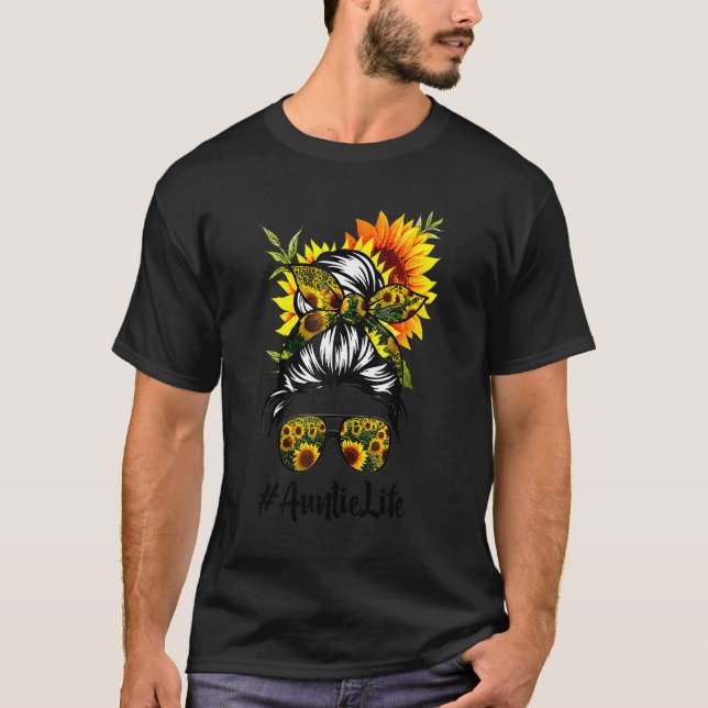 Camiseta La vida desordenada de las mujeres girasoles de la (Anverso)