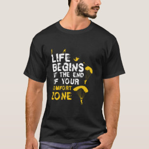 Camiseta La vida divertida comienza zona de confort I Salta
