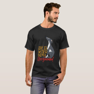 Camiseta La vida divertida del amante del perro es mejor