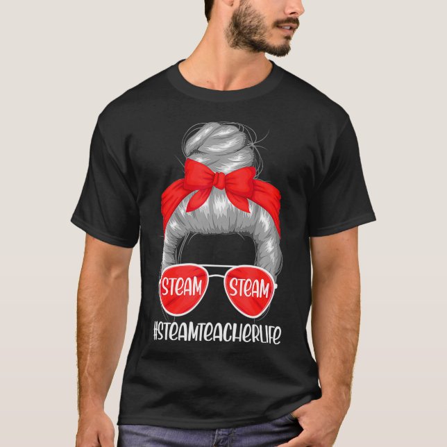 Camiseta La vida divertida del profesor de vapor Lover Stea (Anverso)