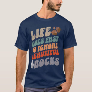 Camiseta La vida divertida se vuelve un geólogo de la recol