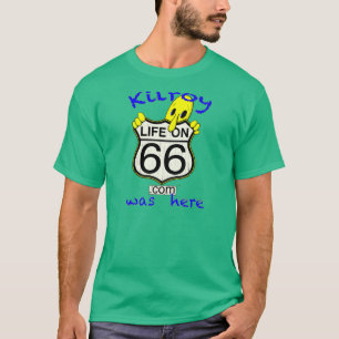 Camiseta La vida en 66 Kilroy estaba aquí manga corta