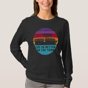 Camiseta La Vida En Bote Es Mejor En El Bote Toon Pontoon