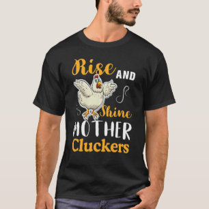 Camiseta La vida en el campo de pollo aumenta y arroja luz 