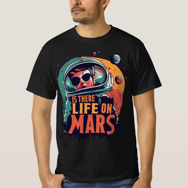 Camiseta La Vida En El Diseño De Marte (Anverso)