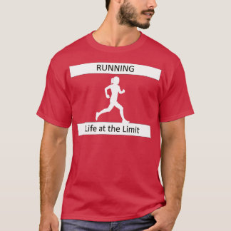 Camiseta La vida en el límite de la maratón en carrera depo