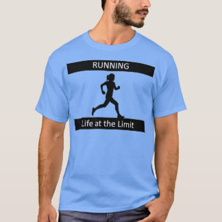 Camiseta La vida en el límite de la maratón en carrera depo