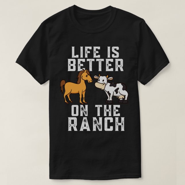 Camiseta La Vida En El Rancho (Diseño del anverso)