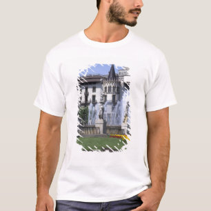 Camiseta La vida en España la hermosa Plaza Cataluna con