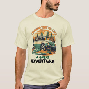 Camiseta La vida en la carretera, aventuras al aire libre,