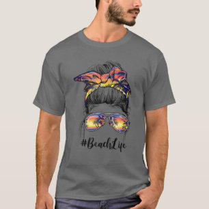 Camiseta La vida en la playa Chicas desordenadas mujeres ma