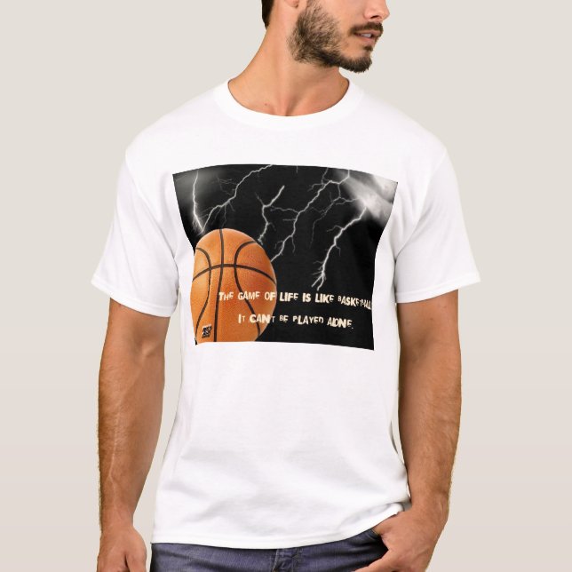 Camiseta La vida es baloncesto (Anverso)