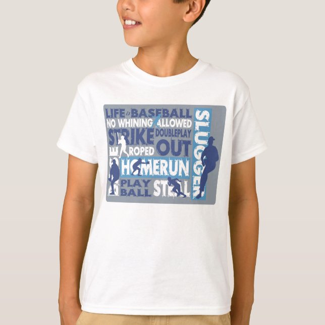Camiseta La vida es béisbol (Anverso)