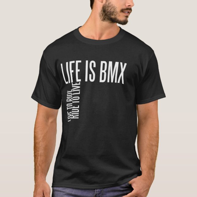 Camiseta La vida es BMX (Anverso)