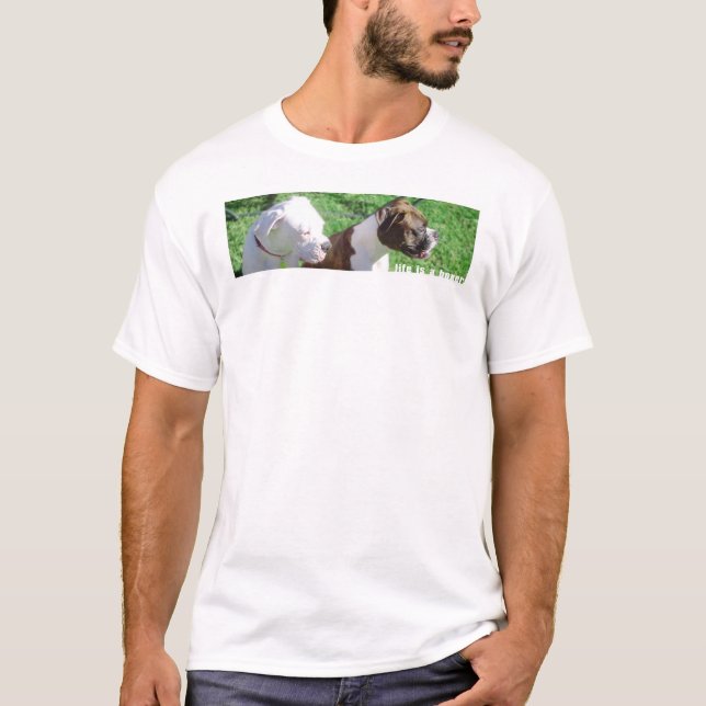 Camiseta La vida es boxeador (Anverso)
