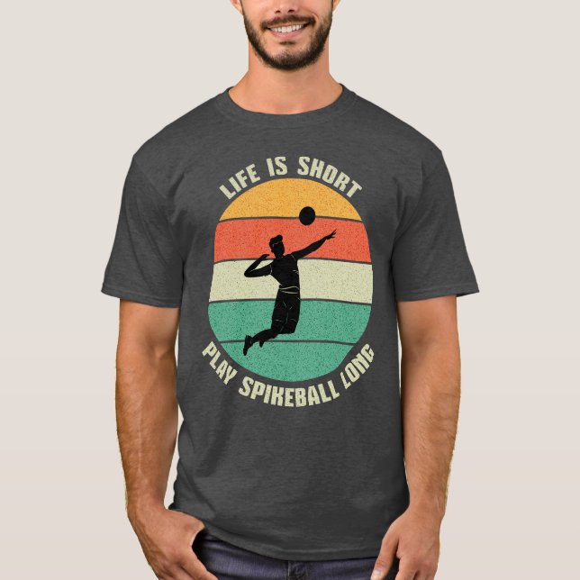 Camiseta La Vida Es Breve Juego De Espiga Largo (Anverso)