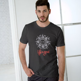 Camiseta La vida es buena