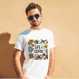 Camiseta la vida es buena