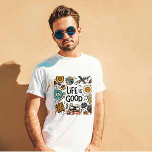 Camiseta la vida es buena