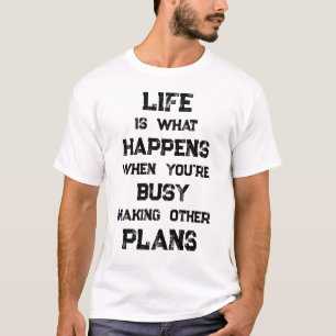 Camiseta La Vida Es... Cita motivacional divertida