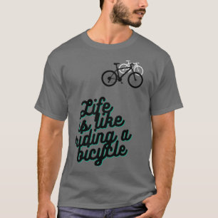 Camiseta La vida es como andar en bicicleta (7)