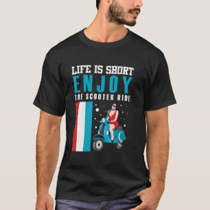 CAMISETA LA VIDA ES CORTA Y DISFRUTA DE LA EXCURSIÓN POR E