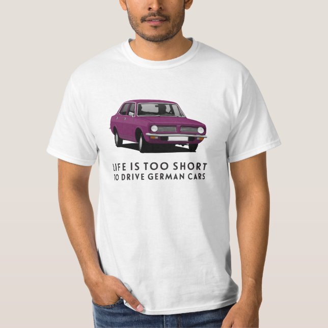 Camiseta La vida es demasiado corta - Morris Marina Super 1 (Anverso)
