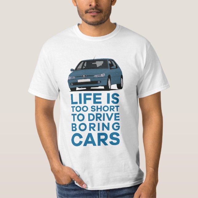Camiseta La vida es demasiado corta para conducir autos abu (Anverso)