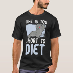 Camiseta La Vida Es Demasiado Corta Para El Animal Marine B