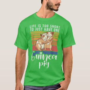 Camiseta La vida es demasiado corta para tener un cerdo gui