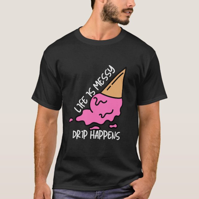 Camiseta La Vida Es Desordenada (Anverso)