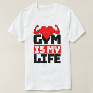 Camiseta La Vida Es El Gimnasio