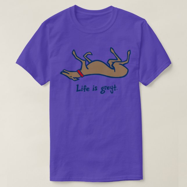 Camiseta La vida es gris (Diseño del anverso)