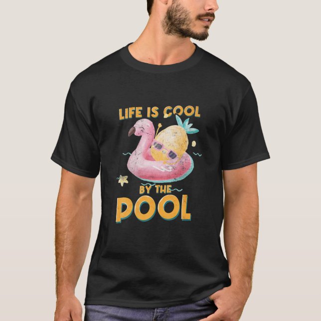 Camiseta La Vida Es Guay En La Piscina | Ocean Swimmer Funn (Anverso)