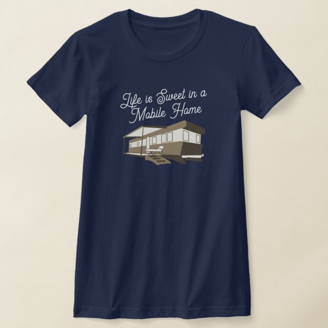 Camiseta La vida es hogar móvil dulce (Distribución)