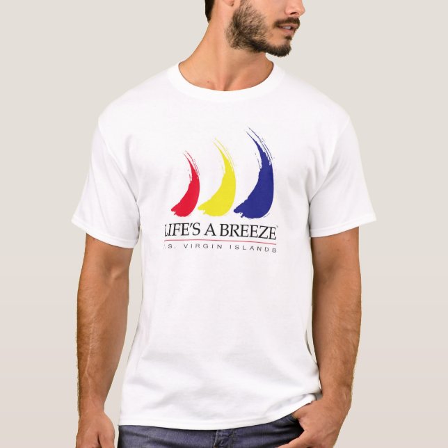 Camiseta La vida es Islas Vírgenes de un (Anverso)