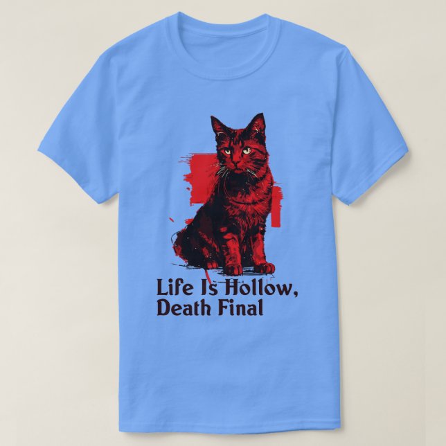 Camiseta La vida es la muerte holgada final (Diseño del anverso)