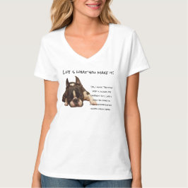 Camiseta La vida es lo que haces.