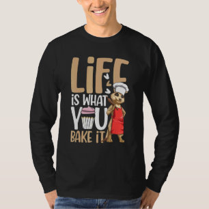 Camiseta La Vida Es Lo Que Se Hace Para Cocinar