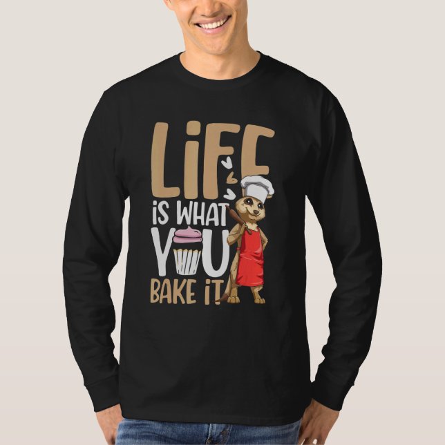 Camiseta La Vida Es Lo Que Se Hace Para Cocinar (Anverso)