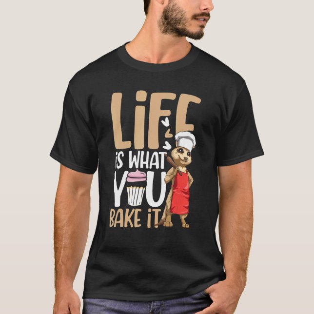 Camiseta La Vida Es Lo Que Se Hace Para Cocinar (Anverso)