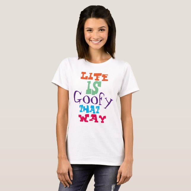 Camiseta La vida es mala así (Anverso completo)