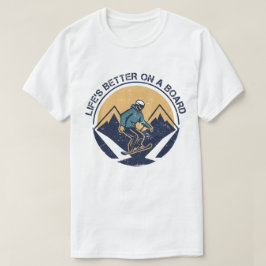 Camiseta La Vida Es Mejor A Bordo